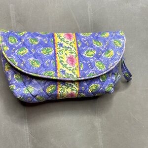 Floral Quilted Women's Cosmetic Travel Bag w/mirror by MAGGIB (ganz)